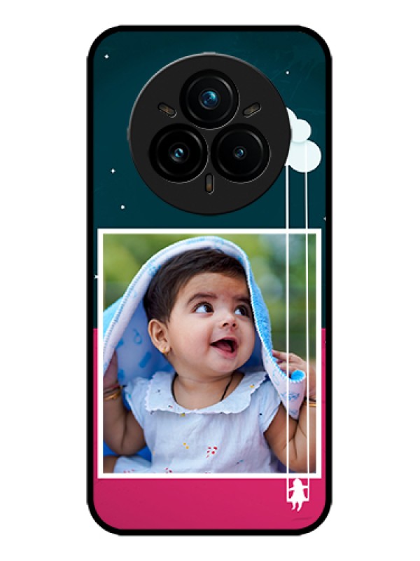 Custom Realme 14 Pro Plus 5G Custom Metal Phone Case - Cute Girl With Cloud Design