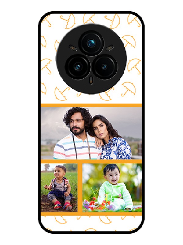 Custom Realme 14 Pro Plus 5G Custom Metal Phone Case - Yellow Pattern Design