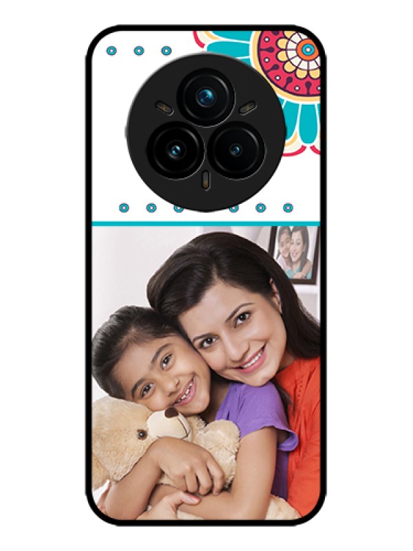 Custom Realme 14 Pro Plus 5G Custom Metal Phone Case - Flower Design