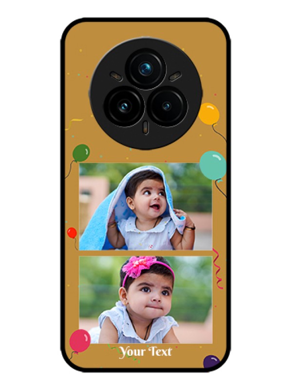 Custom Realme 14 Pro Plus 5G Custom Metal Phone Case - Image Holder With Birthday Celebrations Design