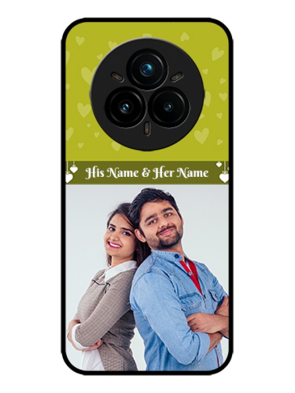 Custom Realme 14 Pro Plus 5G Custom Metal Phone Case - You and Me Heart Design