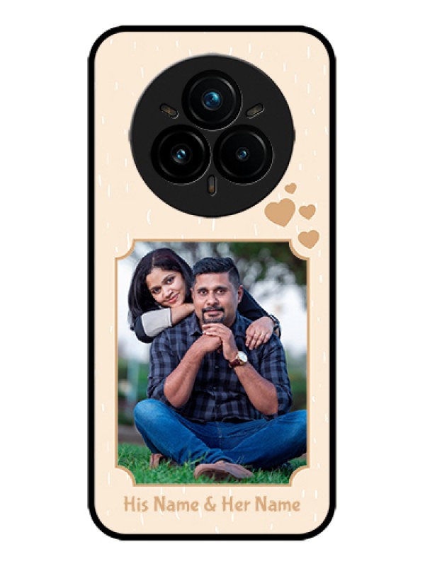 Custom Realme 14 Pro Plus 5G Custom Metal Phone Case - With Confetti Love Design