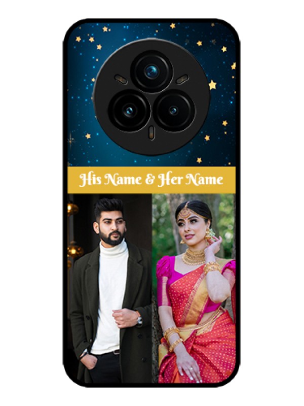 Custom Realme 14 Pro Plus 5G Custom Metal Phone Case - Galaxy Stars Backdrop Design