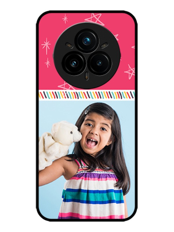 Custom Realme 14 Pro Plus 5G Custom Metal Phone Case - Line Art Design