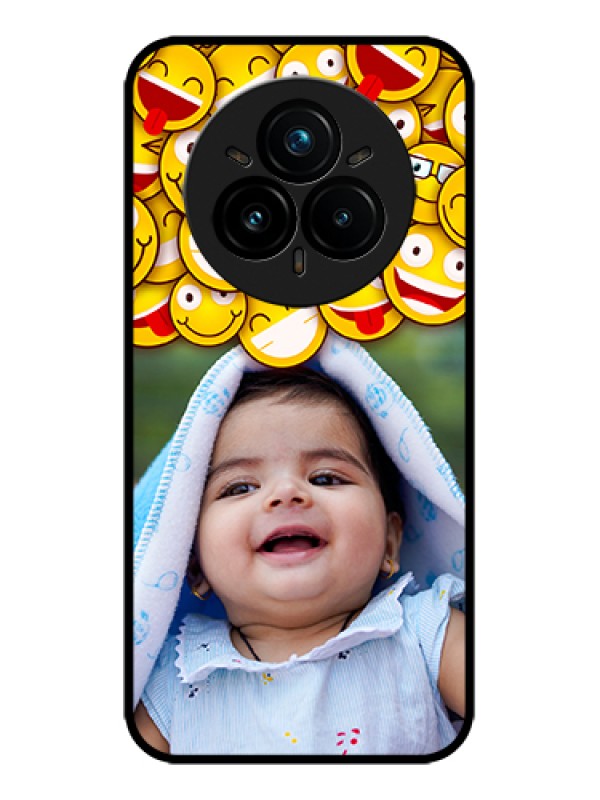 Custom Realme 14 Pro Plus 5G Custom Metal Phone Case - With Smiley Emoji Design