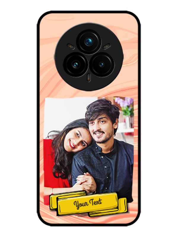 Custom Realme 14 Pro Plus 5G Custom Metal Phone Case - Marble Texture Design