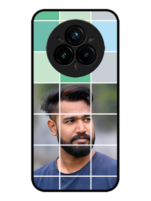 Custom Realme 14 Pro Plus 5G Custom Metal Phone Case - With White Box Pattern