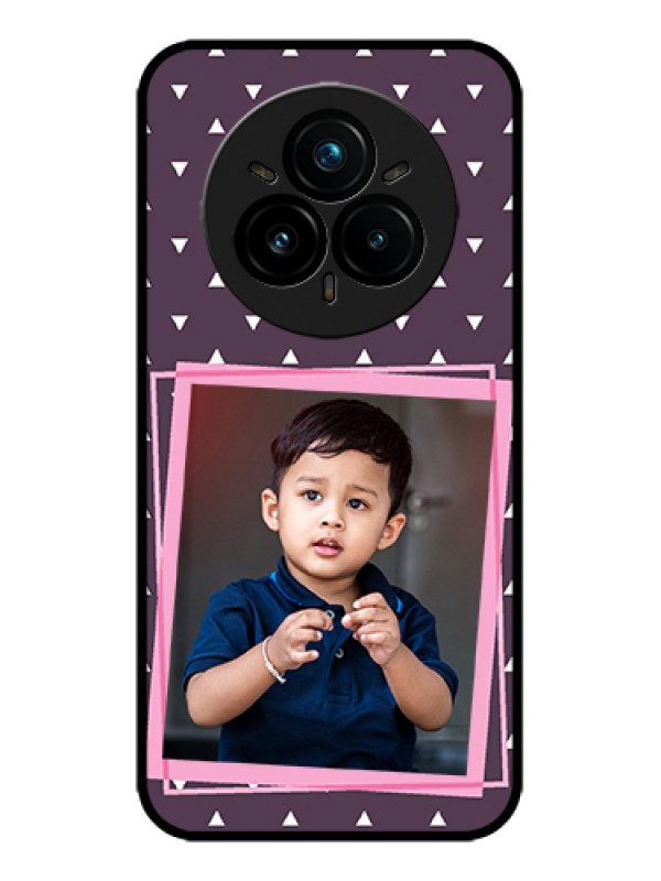 Custom Realme 14 Pro Plus 5G Custom Metal Phone Case - Triangle Pattern Dotted Design