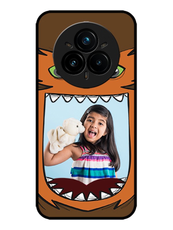 Custom Realme 14 Pro Plus 5G Custom Metal Phone Case - Owl Monster Back Case Design