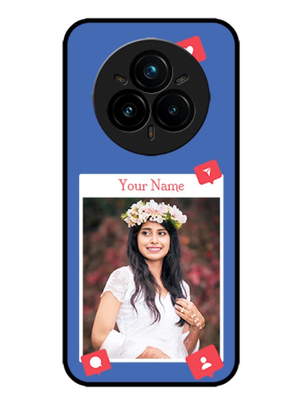 Custom Realme 14 Pro Plus 5G Custom Metal Phone Case - Like Share And Comment Design