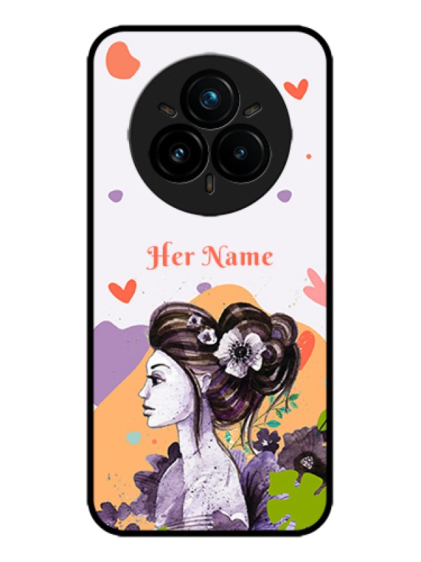 Custom Realme 14 Pro Plus 5G Custom Metal Phone Case - Woman And Nature Design