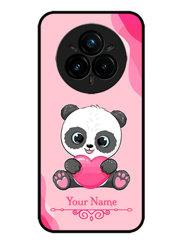 Custom Realme 14 Pro Plus 5G Custom Metal Phone Case - Cute Panda Design
