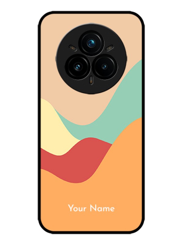 Custom Realme 14 Pro Plus 5G Custom Metal Phone Case - Ocean Waves Multi - Colour Design