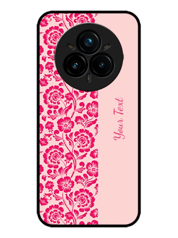 Custom Realme 14 Pro Plus 5G Custom Metal Phone Case - Attractive Floral Pattern Design