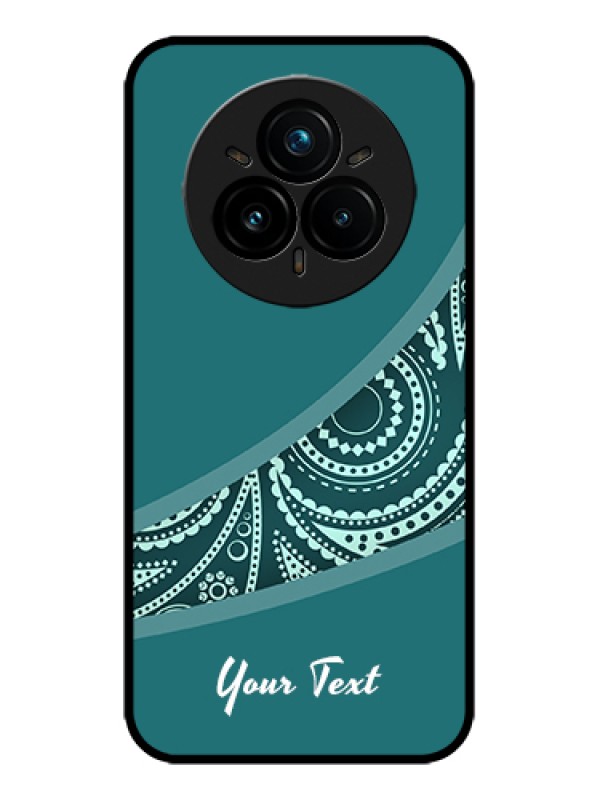 Custom Realme 14 Pro Plus 5G Custom Metal Phone Case - Semi Visible Floral Design