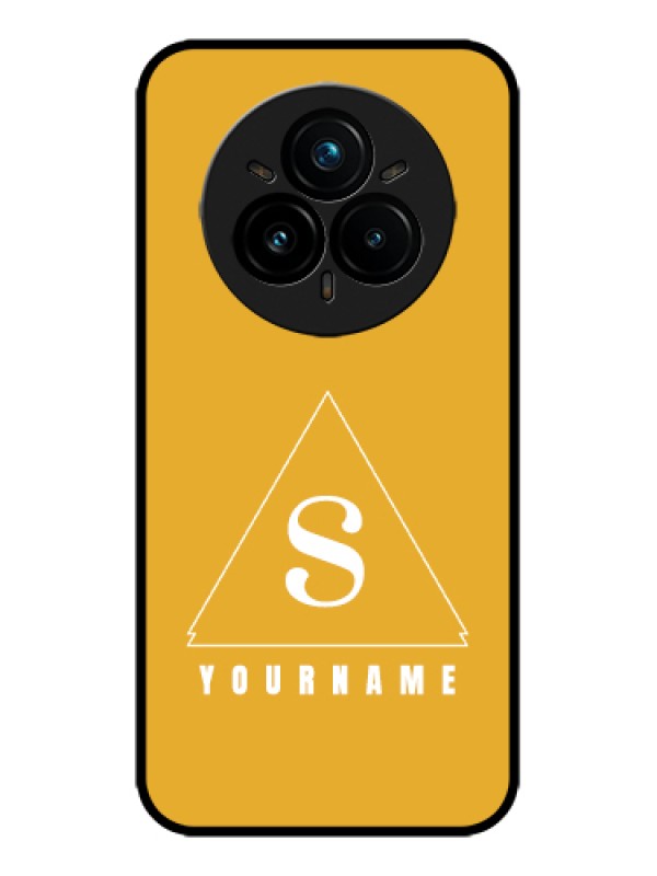 Custom Realme 14 Pro Plus 5G Custom Metal Phone Case - Simple Triangle Design