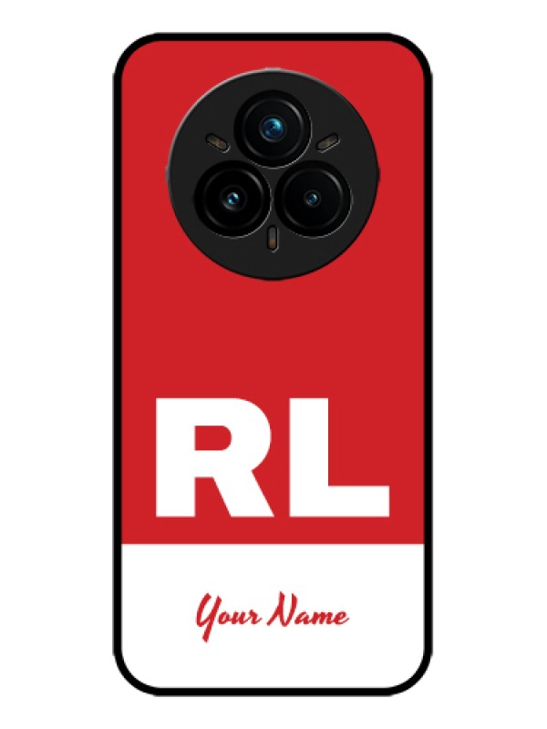 Custom Realme 14 Pro Plus 5G Custom Metal Phone Case - Dual Tone Custom Text Design