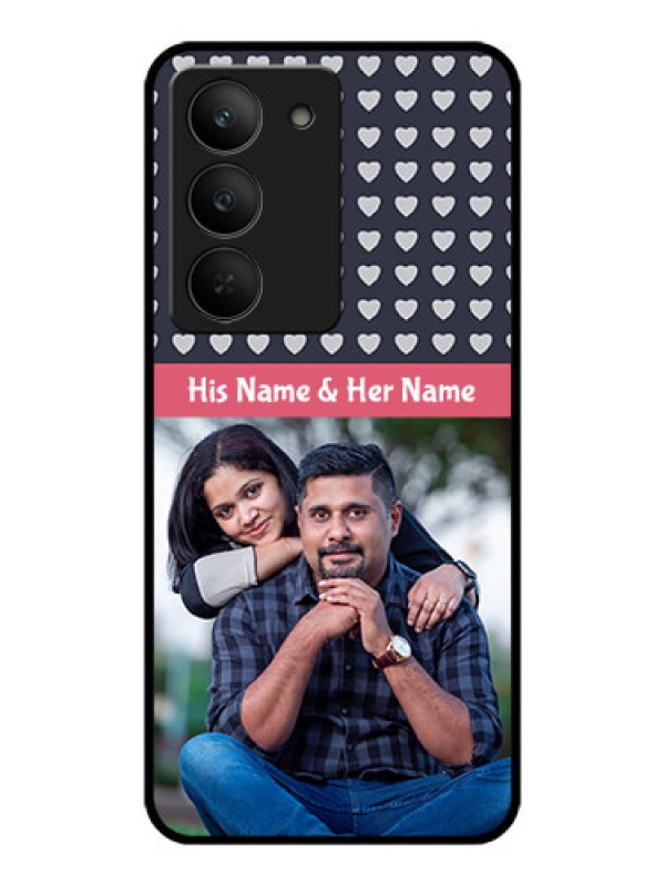 Custom Realme 14x 5G Custom Metal Phone CaseLove Symbols Design