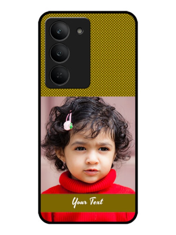 Custom Realme 14x 5G Custom Metal Phone CaseSimple Green Color Design