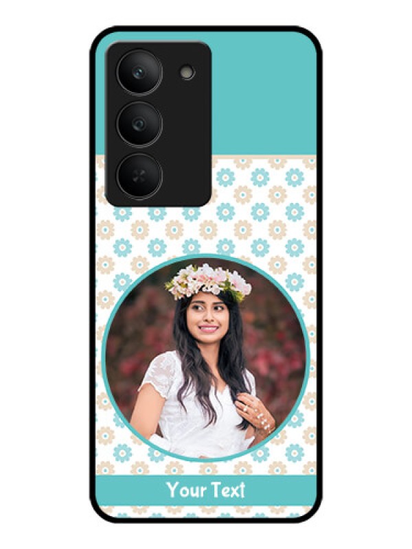 Custom Realme 14x 5G Custom Metal Phone CaseBeautiful Flowers Design