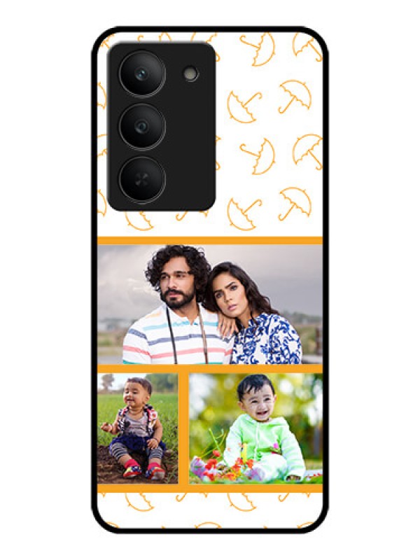 Custom Realme 14x 5G Custom Metal Phone CaseYellow Pattern Design