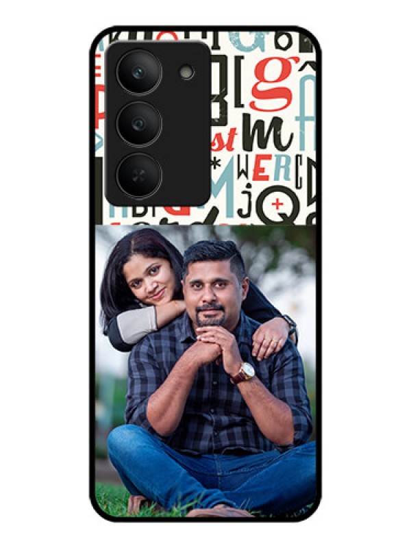 Custom Realme 14x 5G Custom Metal Phone CaseAlphabet Design