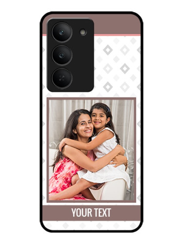 Custom Realme 14x 5G Custom Metal Phone CaseSimple Diamond Design