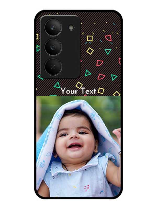 Custom Realme 14x 5G Custom Metal Phone CaseWith Confetti Birthday Design