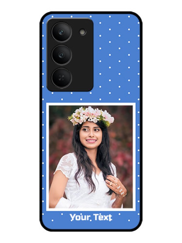 Custom Realme 14x 5G Custom Metal Phone CasePolka Dots Design