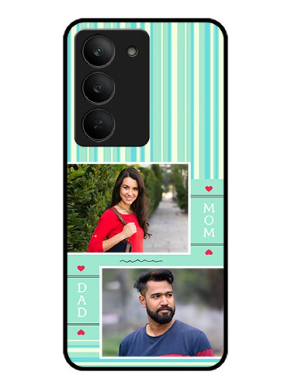 Custom Realme 14x 5G Custom Metal Phone CaseMom and Dad Pic Design