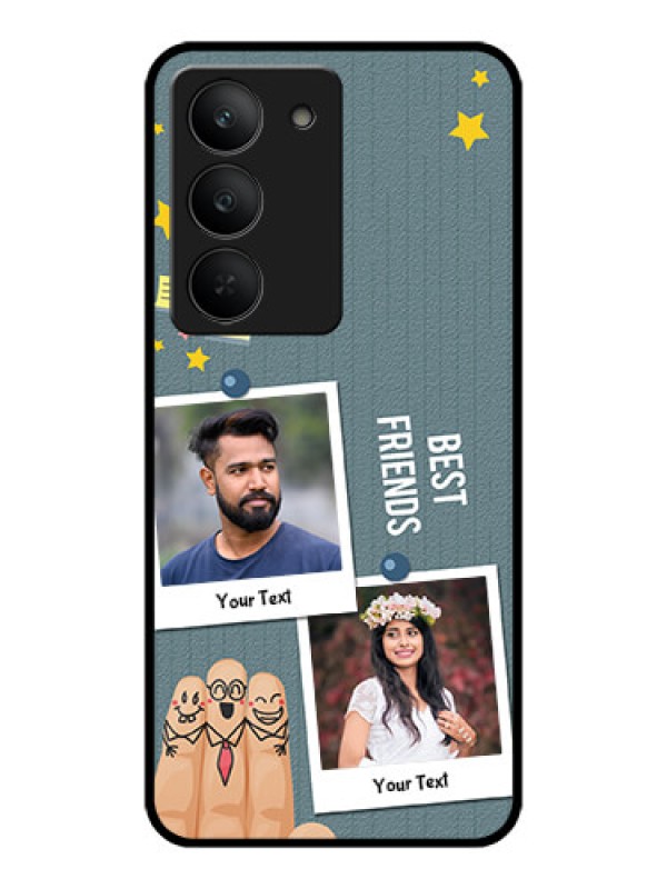 Custom Realme 14x 5G Custom Metal Phone CaseSticky Frames And Friendship Design