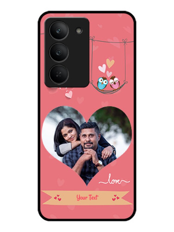 Custom Realme 14x 5G Custom Metal Phone CasePeach Color Love Design