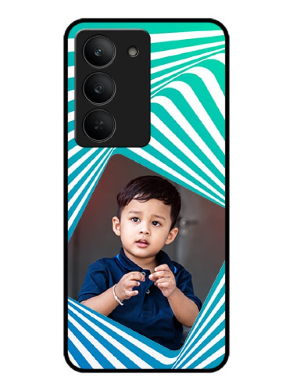 Custom Realme 14x 5G Custom Metal Phone CaseAbstract Spiral Design