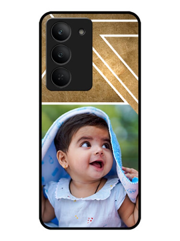 Custom Realme 14x 5G Custom Metal Phone CaseGradient Abstract Texture Design