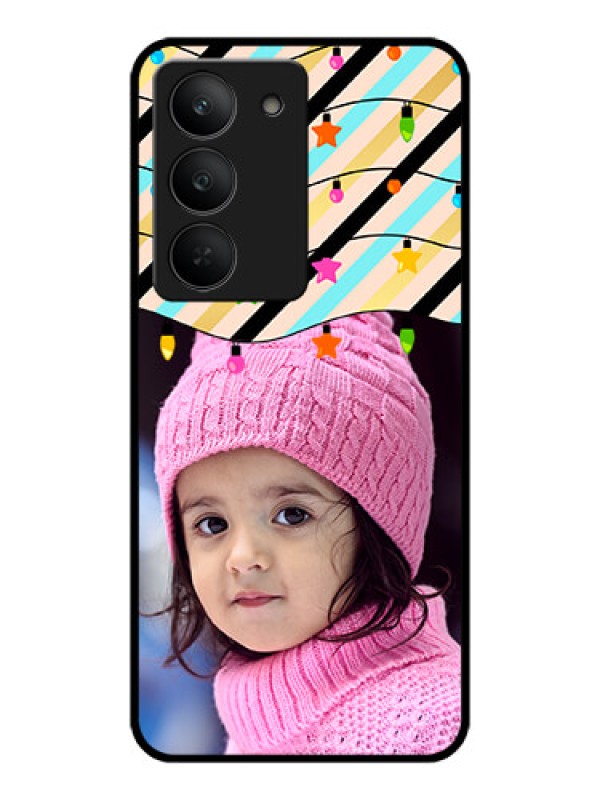 Custom Realme 14x 5G Custom Metal Phone CaseLights Hanging Design