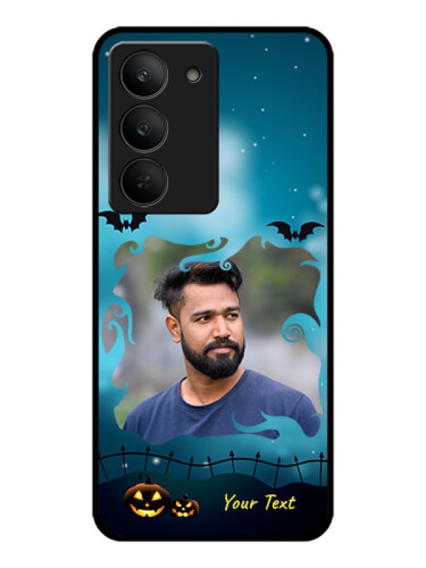 Custom Realme 14x 5G Custom Metal Phone CaseHalloween Frame Design