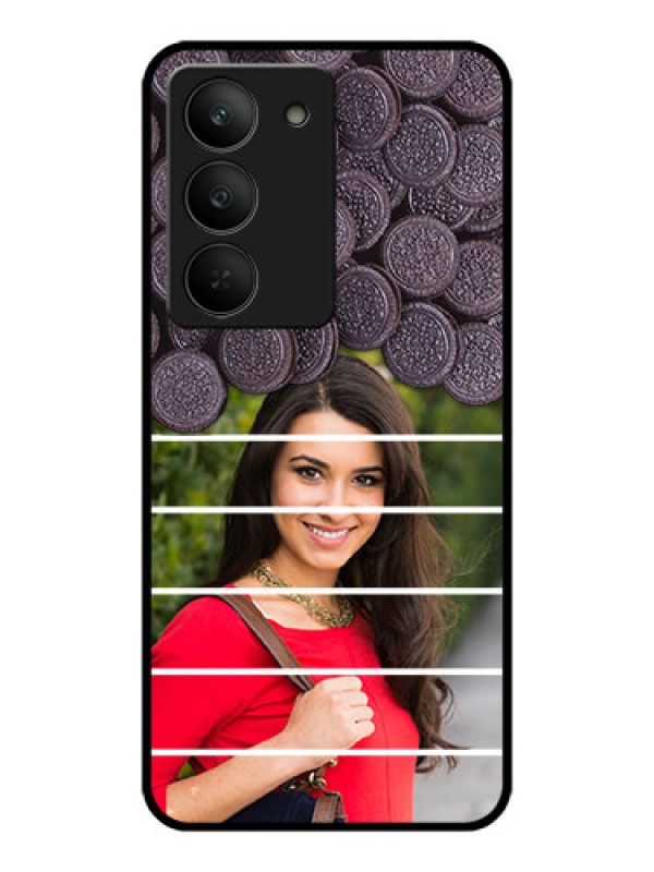 Custom Realme 14x 5G Custom Metal Phone CaseWith Oreo Biscuit Design