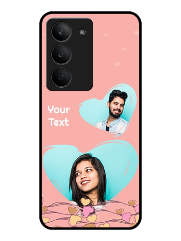 Custom Realme 14x 5G Custom Metal Phone CaseLove Doodle Design