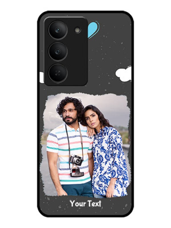 Custom Realme 14x 5G Custom Metal Phone CaseSplashes With Love Doodles Design