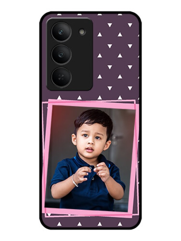 Custom Realme 14x 5G Custom Metal Phone CaseTriangle Pattern Dotted Design