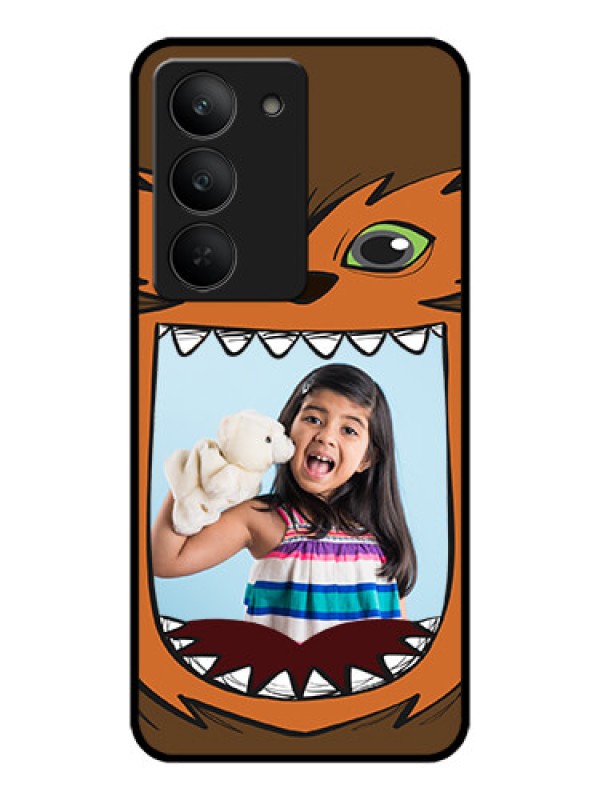Custom Realme 14x 5G Custom Metal Phone CaseOwl Monster Back Case Design