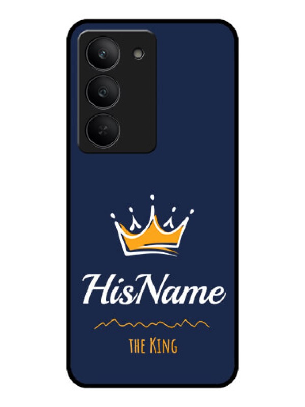 Custom Realme 14x 5G Custom Metal Phone CaseKing With Name Design