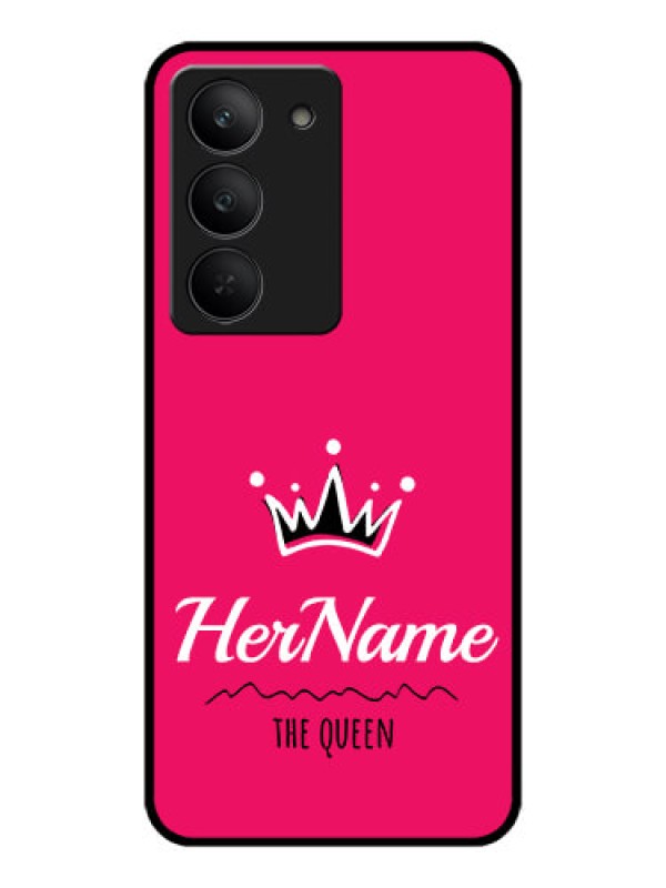 Custom Realme 14x 5G Custom Metal Phone CaseQueen With Name Design