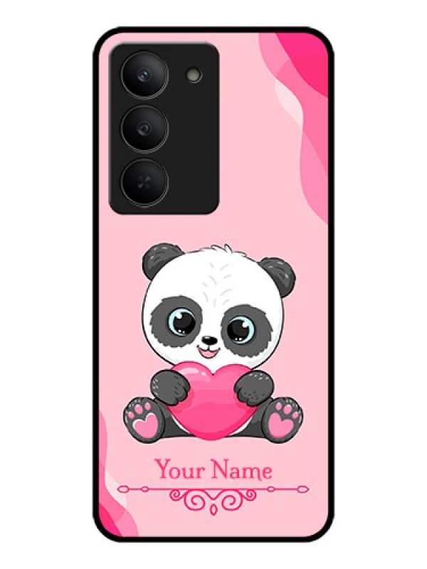 Custom Realme 14x 5G Custom Metal Phone CaseCute Panda Design