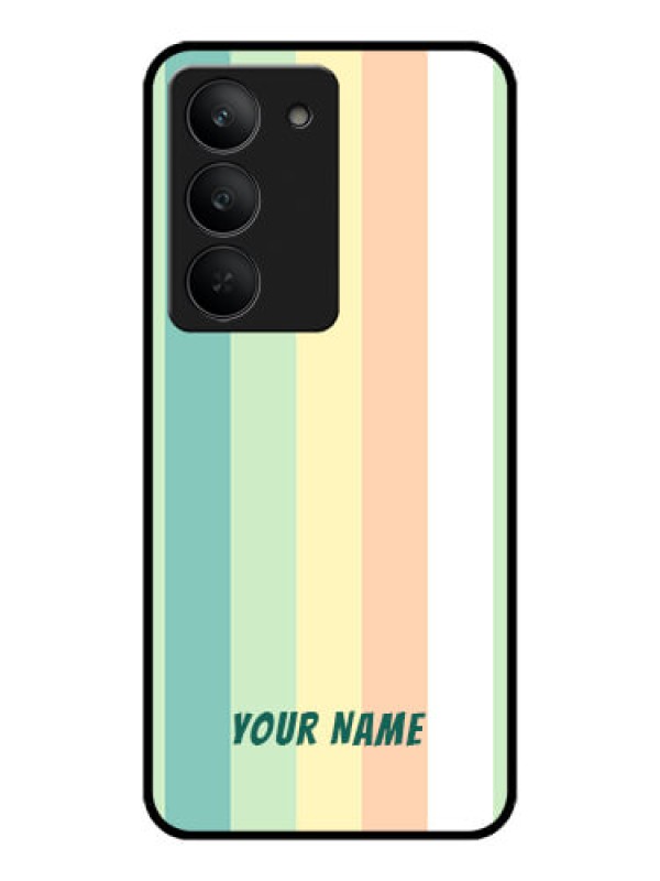 Custom Realme 14x 5G Custom Metal Phone CaseMulti - Colour Stripes Design