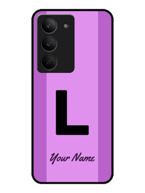 Custom Realme 14x 5G Custom Metal Phone CaseTricolor Custom Text Design