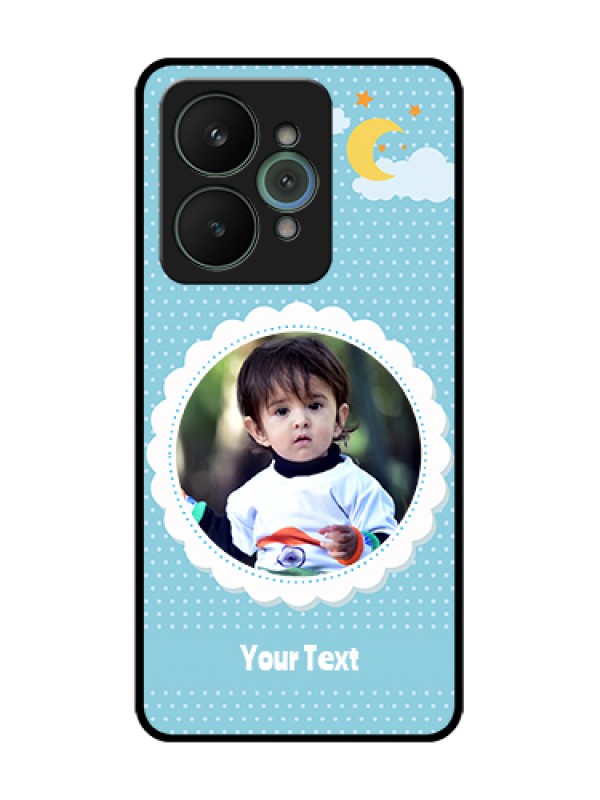 Custom Realme 15 5G Custom Metal Phone Case - Violet Pattern Design