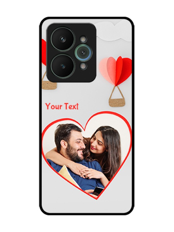 Custom Realme 15 5G Custom Metal Phone Case - Parachute Love Design