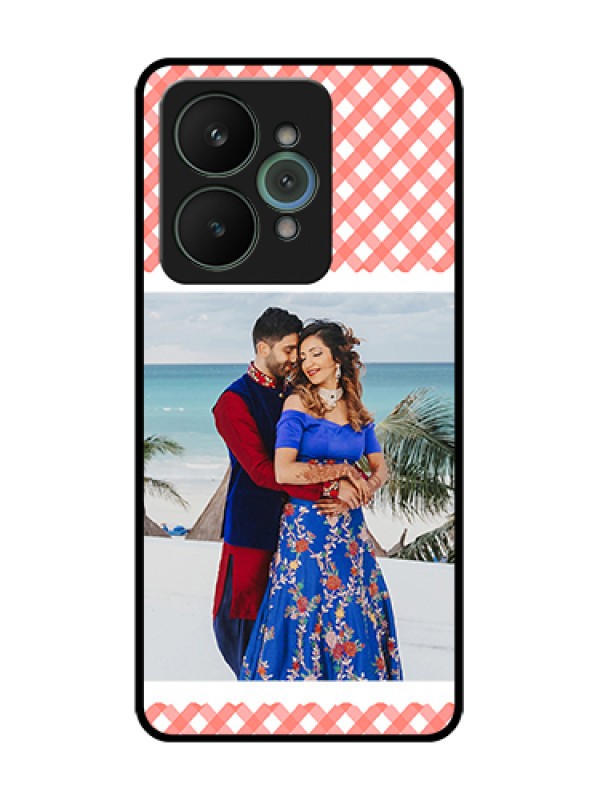 Custom Realme 15 5G Custom Metal Phone Case - Pink Pattern Design