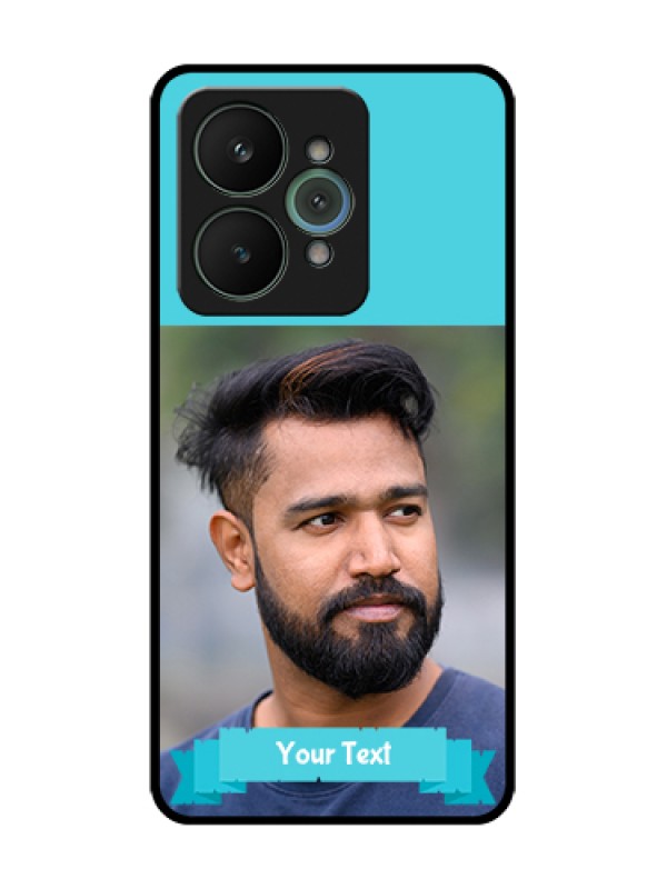 Custom Realme 15 5G Custom Metal Phone Case - Blue Color Design